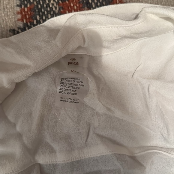 NWOT PQ Millie Tie Cover Up in Water Lily size M/L - Picture 6 of 6